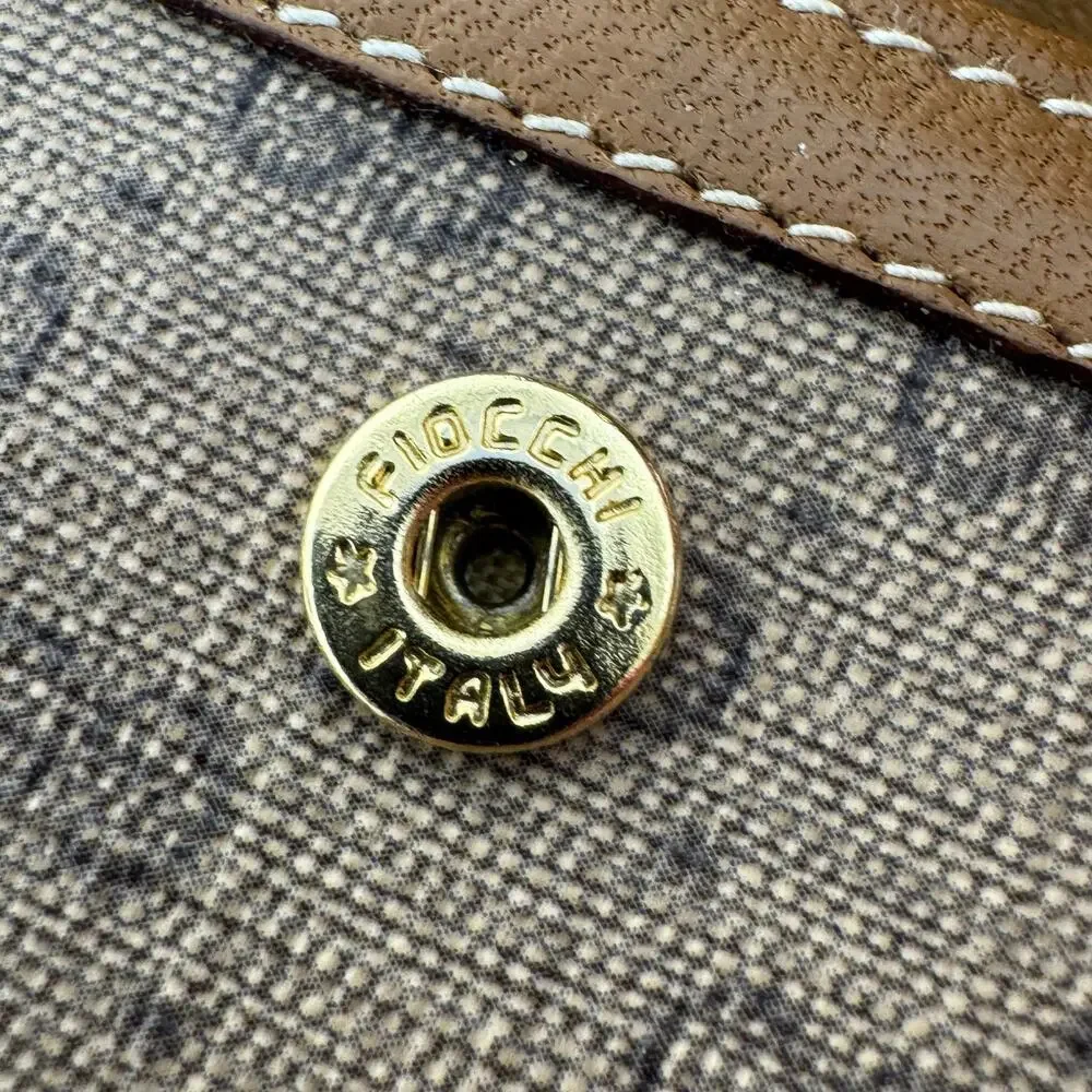 Gucci Rare Vintage GG Supreme Canvas Monogram Continental Wallet Brown Leather - Picture 15 of 15